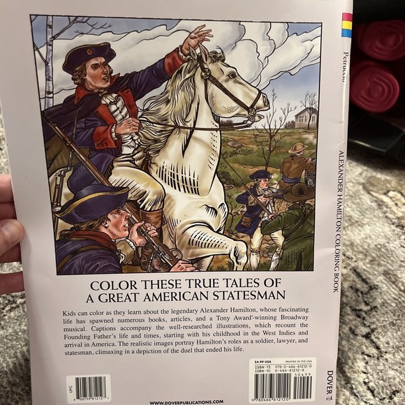 Alexander Hamilton Coloring Book - Picture 6 of 6